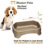 Neater Pet Brands Big Bowl - Extra Large Water Bowl for Dogs (1.25 Gallon Capacity) - Huge Over Size Pet Bowl - Champagne
