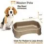 Neater Pet Brands Big Bowl - Extra Large Water Bowl for Dogs (1.25 Gallon Capacity) - Huge Over Size Pet Bowl - Champagne