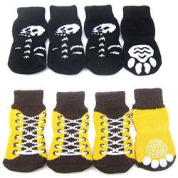 Alfie Pet - Gari 2 Set of 4 Dog Paw Protection Indoor Socks