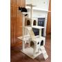 GleePet GP78700621 Cat Tree with Ramp, 70-Inch, Beige