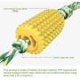 YF-TOW Dog Chew Toys Corn Molar Dog Toys Puppy Toothbrush Toys，Teething Cleaning Dental Toys with Rope, Bite Resistance for Dog Teeth Cleaning