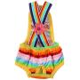 CHICTRY 2Pcs Washable Dog Diaper Reusable Pet Doggy Kitten Cotton Sanitary Physiological Shorts Panties Suspender Underwear Pants for Untrained Puppy Menstruation Incontinence Radom Color S