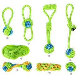 Sarahair Pet Dog Chew Toy, Pet Dog Puppy Interactive Cotton Rope Ball Toys Gift