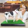 TSIANHUZY Dog Grass Pad with Tray, Artificial Turf Dog Grass Pee Pad Potty Training for Indoor Outdoor Use, Washable Replacement Potty Mat for Puppy and Small Pet - with a Pet Poop Pick-up Tool