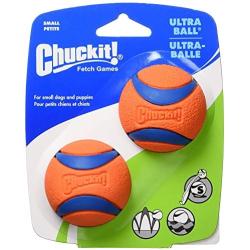 Canine Hardware Chuckit! Ultra Ball, Small, 2-Inch, 4-Pack