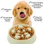 Meric Slow Dog Feed Bowl, Pastel Green Color, Promotes Interactive, Slow Eating, Non-Slip Design, Controls Hunger, 1-Piece