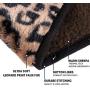 Thermal Cat Pet Dog Connectable Warming Bed Mat, Comfortable Nap, Sleeping and Crate Mat for Cats - Includes Buttons to Attach Mats Together (Beige, Large)