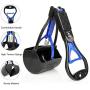 DEGBIT Non-Breakable Pet Pooper Scooper for Large and Small Dogs, Long Handle Portable Dog Pooper Scooper, High Strength Materials & Durable Spring, Easy to Use, Great for Lawns, Grass & Gravel (Blue)