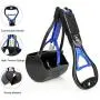 DEGBIT Non-Breakable Pet Pooper Scooper for Large and Small Dogs, Long Handle Portable Dog Pooper Scooper, High Strength Materials & Durable Spring, Easy to Use, Great for Lawns, Grass & Gravel (Blue)