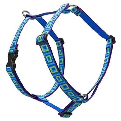 Lupine 1 Inch Sea Glass Roman Dog Harness for Medium and Large Dogs Lupine 1 Inch Sea Glass Roman Dog Harness for Medium and Large Dogs
