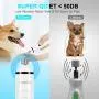 UNIQUE BRIGHT Dog Nail Grinder with 2-Speed Electric Rechargeable Pet Paws Nail Trimmer Painless for Dog & Cats Low Noise with Long Battery Life UNIQUE BRIGHT Dog Nail Grinder with 2-Speed Electric Rechargeable Pet Paws Nail Trimmer Painless for Dog & Cats Low Noise with Long Battery Life
