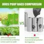 M.C.works 100% Compostable Dog Poop Bags, Extra Thick Pet Dog Waste Bags, 12 Refill Rolls, 180 Counts, Earth Friendly Highest ASTM D6400, Europe OK Compost Home Certified, Lemon Scent.