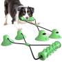 CHENLU Pet Supplies Multifunctional pet Molar Biting Dog Toy Rubber Chewing Ball Cleaning Teeth Safe Elastic TPR Soft Puppy Sucker Biting Dog Toy