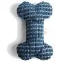 Glorisun Dog Bones Toys, Durable Plush Dog Toy Built-in Vocal Airbag, Pet Chew Dental Toy for Interactive Play Training and Fun