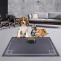 KITAINE Pet Feeding Mat for Dog Cats Waterproof Large XL Dog Mat for Food & Water Bowls Feeders Dishes Easy to Clean Cat Dog Food Mats Non-Slip for Floors