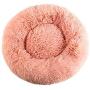 Donut Dog Bed Pet Bed Faux Fur Cuddler Round Comfortable Washable Dog and Cat Plush Nest Cushion Bed Improve Pet Sleeping