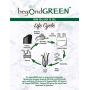 Large Cat Poop Litter Waste Bags - 100 Compostable Litter Bags Easy Tie Handles Extra Large Opening - Holds Up to 20 Lbs - 17 Inch by 20 Inch Alternative to Plastic - Not a Litter Box Liner