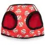 The Worthy Dog Printed Harness Red Sock Monkey for Small Medium Large Dogs-Red The Worthy Dog Printed Harness Red Sock Monkey for Small Medium Large Dogs-Red