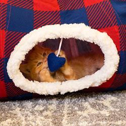 Kitty City Large Cat Tunnel Bed, Cat Bed, Pop Up bed, Cat Toys
