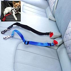 Pet Pet Products Universal Cat Dog Safety Adjustable Car Seat Belt Harness Leash Puppy Seat-Belt Travel Clip Strap Leads (Color : Army Green)