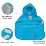Blueberry Pet 7 Patterns Lightweight Packable Reflective Dog Raincoat or Poncho