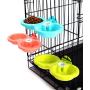 BalataHome Pet Hanging Bowl Food Water Feeder Coop Cup Removable Cage Bowls for Dogs Cats Birds