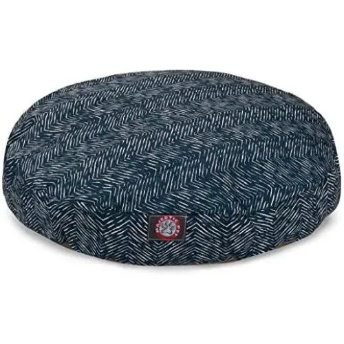 Majestic Pet Navy Blue Native Medium Round Indoor Outdoor Pet Dog Bed with Removable Washable Cover Products Majestic Pet Navy Blue Native Medium Round Indoor Outdoor Pet Dog Bed with Removable Washable Cover Products