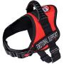 Just 4 Paws Emotional Support Dog Harness Jacket with Padded Handle | 7 Sizes | 2 Colors | Adjustable Straps & 2 Removable Reflective Patches