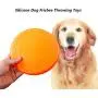 ZoyPet Dog Toy Fetch Toys Flying Disc Throw Durable Non-Toxic Rubber Outdoor Dog Training Toy Lightweight Exercise Playing Chew Flyer,6.5 inch 3 Pack Colors May Vary DT12
