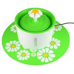 TOPCHANCES 1.6L Electric Automatic Cat Water Fountain Water Fountain Dog Pet Drinker Bowl Pet Drinking Fountain Dispenser with Water Level