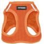 Voyager Step-in Air Dog Harness - All Weather Mesh, Step in Vest Harness for Small and Medium Dogs by Best Pet Supplies, Orange (Matching Trim), XL (Chest: 21-23'') (207-ORW-XL)