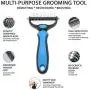 Osandy Pet Grooming Tools - 2 Sided Undercoat Rake for Dogs and Cats with Medium and Long Hair - Easy for Removing Undercoat Mats Tangles and Shedding Osandy Pet Grooming Tools - 2 Sided Undercoat Rake for Dogs and Cats with Medium and Long Hair - Easy for Removing Undercoat Mats Tangles and Shedding