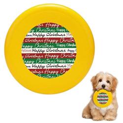 Pet Frisbee Flying Disc Dog Toy - Multifunction Merry Christmas