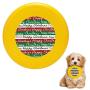 Pet Frisbee Flying Disc Dog Toy - Multifunction Merry Christmas