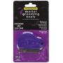 Master Grooming Tools Contoured Grip Flea Combs — Ergonomic Combs for Removing Fleas, Purple