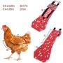 Legendog Chicken Diapers, Washable Pet Diapers Bow Tie Chicken Diaper for Tiny Bantam