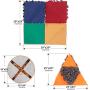 DogLemi Upgrade 3 Difficult Levels Pet Snuffle Mat Nose Work Training Dog Mat IQ Puzzle Dog Snuffling Products Dog Treats Food Slow Feed Bowl Mat