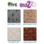 goDog Bed Bubble Bolster with Chew Guard Technology