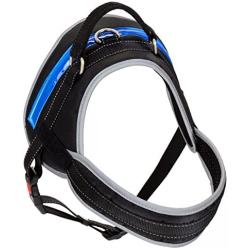 Pet Industries [Sale] Heavy Duty Reflective Dog Harness with Safety Features [Premium Edition] Available in 4 Sizes, Specially Designed for Medium-Large Dog Breeds