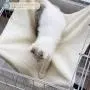 ComSaf Reversible Cat Hammock, Breathable Pet Cage Hammock with Adjustable Straps and Metal Hooks, Double-Sided Hanging Pet Hammock Bed for Cats, Ferret, Puppy, Other Small Animals, 22 x 19 inch ComSaf Reversible Cat Hammock, Breathable Pet Cage Hammock with Adjustable Straps and Metal Hooks, Double-Sided Hanging Pet Hammock Bed for Cats, Ferret, Puppy, Other Small Animals, 22 x 19 inch