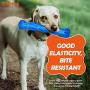 ZNOKA TPR Squeak Dog Chew Bone Toy, Bite Resistant Durable Tough Rubber Non-Toxic Tooth Cleaning Toy for Aggressive Chewer, Floating & Suitable for Pool Use(Large)