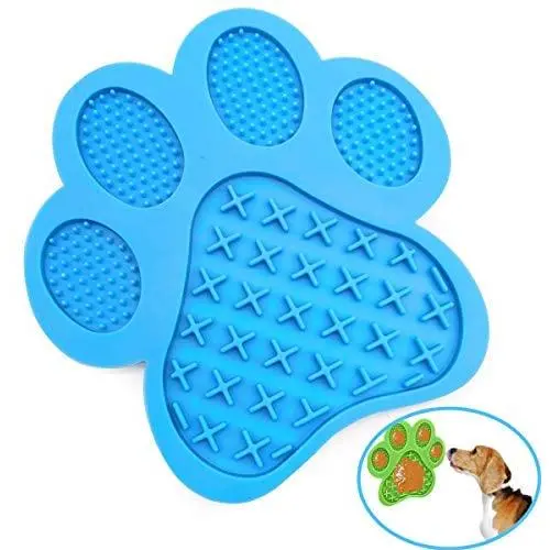 Mycicy Dog Lick Pad, Dog Washing Distraction Device, Slow Eating Dog Mat with Super Suction for Dog Licking Peanut Butter, Pet Bathing, Grooming and Dog Training Mycicy Dog Lick Pad, Dog Washing Distraction Device, Slow Eating Dog Mat with Super Suction for Dog Licking Peanut Butter, Pet Bathing, Grooming and Dog Training