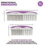 Poodle Pet Dog Combs for Grooming | 2 Pack | Stainless Steel Teeth Easily Remove Dirt | Proper Care Prevents Knots and Mats for Long and Short Haired Pets |Anti-Slip Comfort Grip Handle| Purple