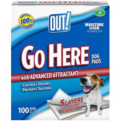 Out! Moisture Lock Puppy Training Pads