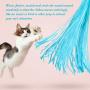 ZooZoo Cat Teaser Toy Handcrafted Fairy Princess Shiny Tassel Wands 3-Color Pack, Glitter Magic Star Crystal Beaded Crown Large Jingle Bell Interactive Fun Play Pet Stimulate Active Exercise Entertain