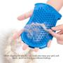 PetFere Pet Grooming Glove, Efficient Pet Hair Remover Mitt Gentle Brush Deshedding Glove Pet Massage Tool Long or Short Fur Bathing Gloves for Dogs & Cats(2 Pack)
