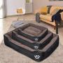 CLOUDZONE Dog Bed Machine Washable Rectangle Breathable Soft Cotton with Nonskid Bottom Extra Large Pet Bed for Medium and Large Dogs or Multiple