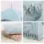 shenjin Detachable Pet Bed with Cushion Dog Cages Summer Indoor for Small Medium Dog Puppy Pet Kennel Cat Sleeping House Pet Tent Kitten House(Green M) shenjin Detachable Pet Bed with Cushion Dog Cages Summer Indoor for Small Medium Dog Puppy Pet Kennel Cat Sleeping House Pet Tent Kitten House(Green M)