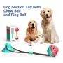 PetsBark Suction Cup Dog Chew Toy for Aggressive Chewers, Dogs Teeth Cleaning Rope Toys