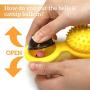 ZUDZUW Cat Toy Turntable Windmill Spinner Stubborn Interactive Chew Toy with Led Catnip Ball Color Bells Random Funny Kitten Toys Cats Hair Brush Scratching Tickle Toy with Suction Cup